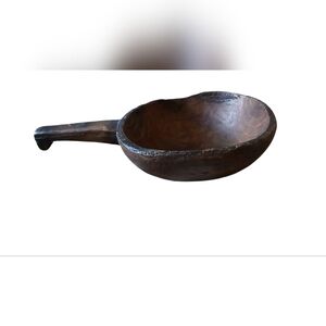 Primitive Wood Scoop.